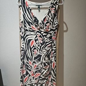 Lauren Ralph Lauren Ruched Midi Dress